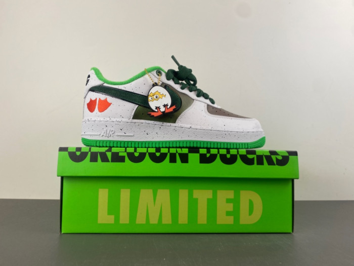 Nike Air Force 1 Low Ducks of a Feather University of Oregon Egg or Duck