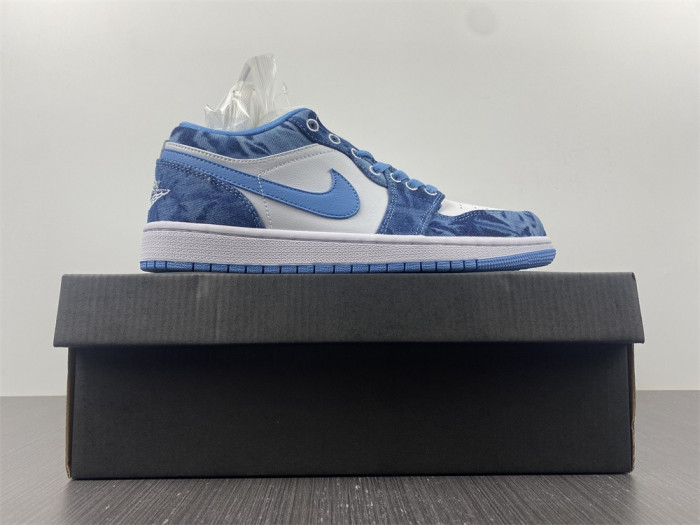 air jordan 1 low washed denim dm8947-100