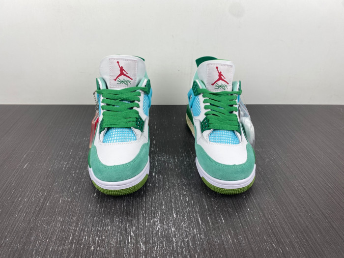 nike sb x air jordan 4 "bulbasaur" custom