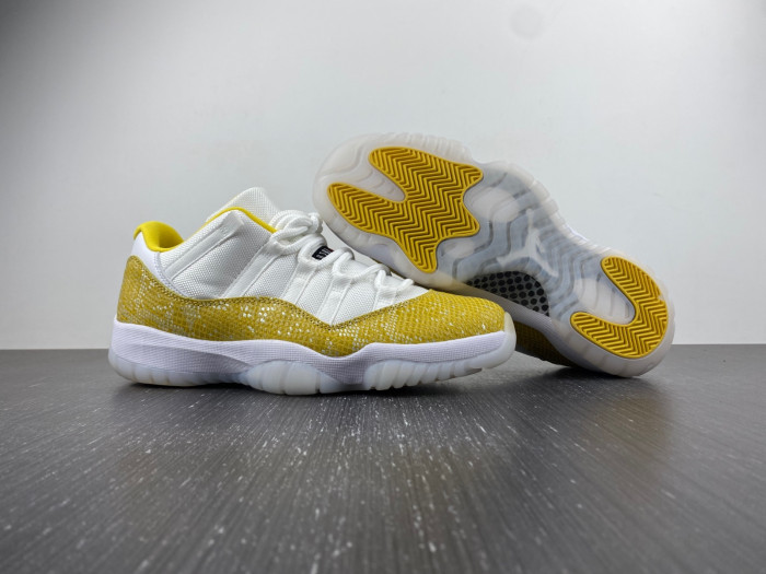 air jordan 11 low “yellow snakeskin” ah7860-107