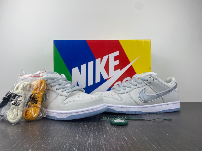 concepts x nike sb dunk low "white lobster" fd8776-100