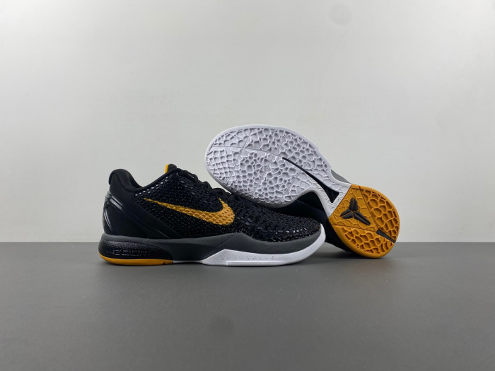 nike kobe vi black gold (ps) 429911-001