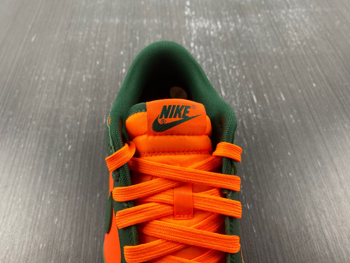 nike dunk low "miami hurricanes" dd1391-300