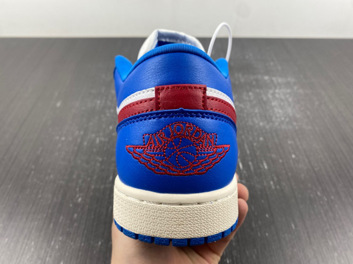 air jordan 1 low wmns "sport blue" dc0774-416