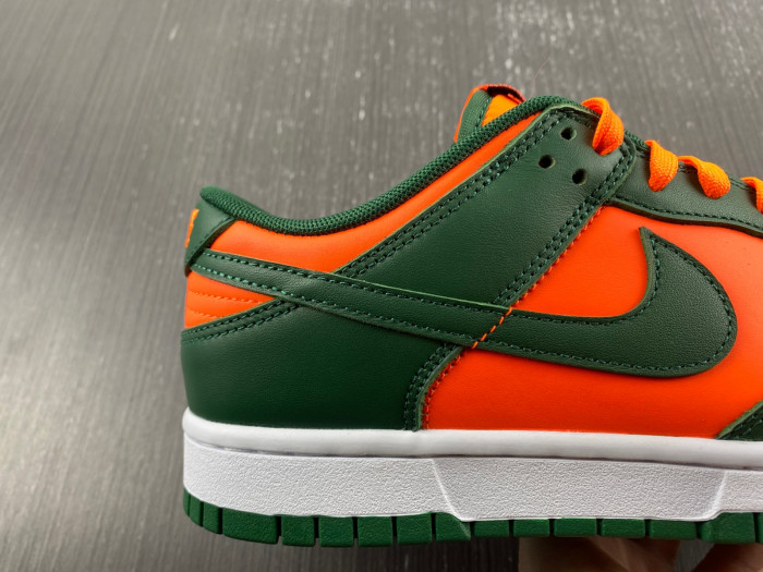 nike dunk low "miami hurricanes" dd1391-300