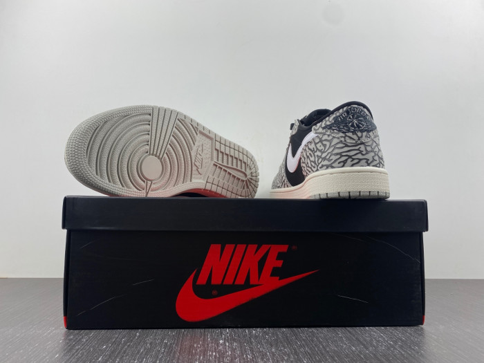 air jordan 1 low og "black cement" cz0790-001