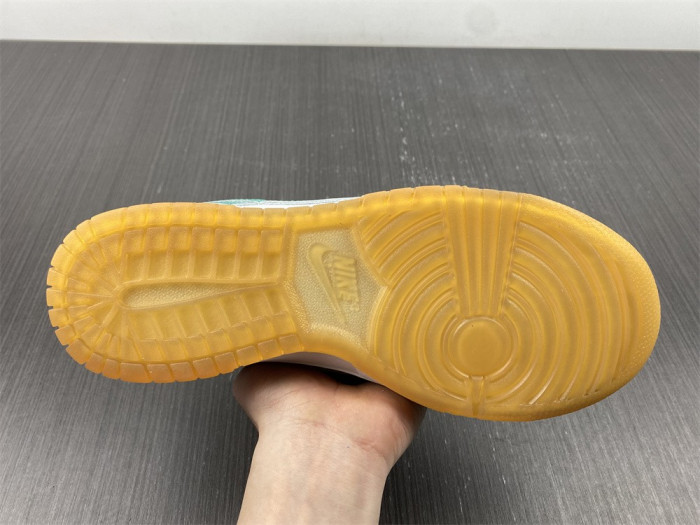 nike dunk low white turquoise - dv2190-100