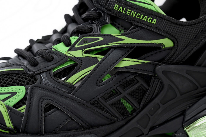 Ba*len*cia*ga track 2 sneaker black green 568614 w2gn3 1086