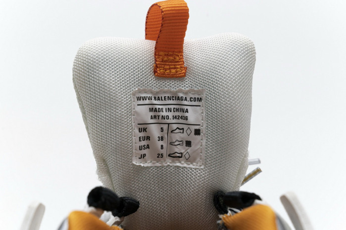 belanciaga Tess S.White Orange LED 542436 W1GB7 9059