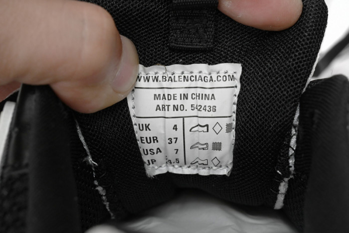 belanciaga Tess S.Black And Whitev 542436 W3NH3 7261