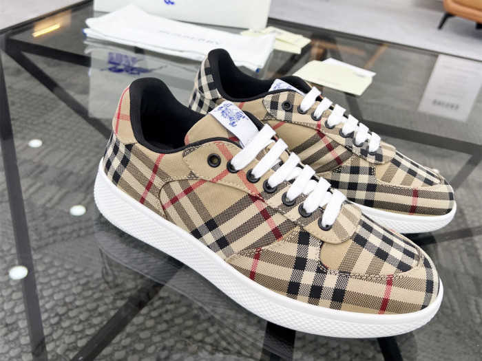 Bur*berry Check Terrace Sneakers