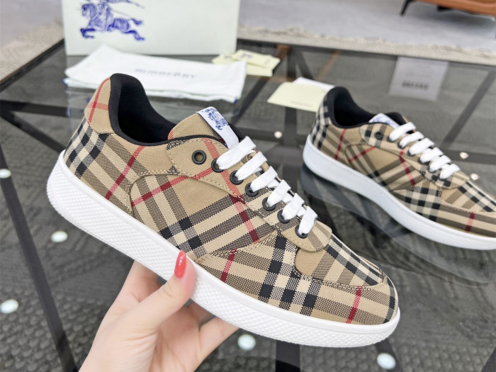 Bur*berry Check Terrace Sneakers