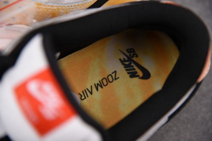 nike sb dunk low raygun tie-dye white - bq6832-101