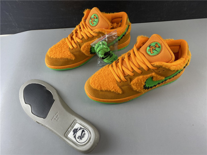 nike sb dunk low grateful dead bears orange - cj5378-800