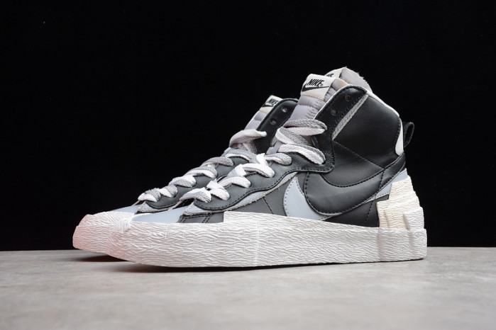 nike blazer mid sacai black grey bv0072-002