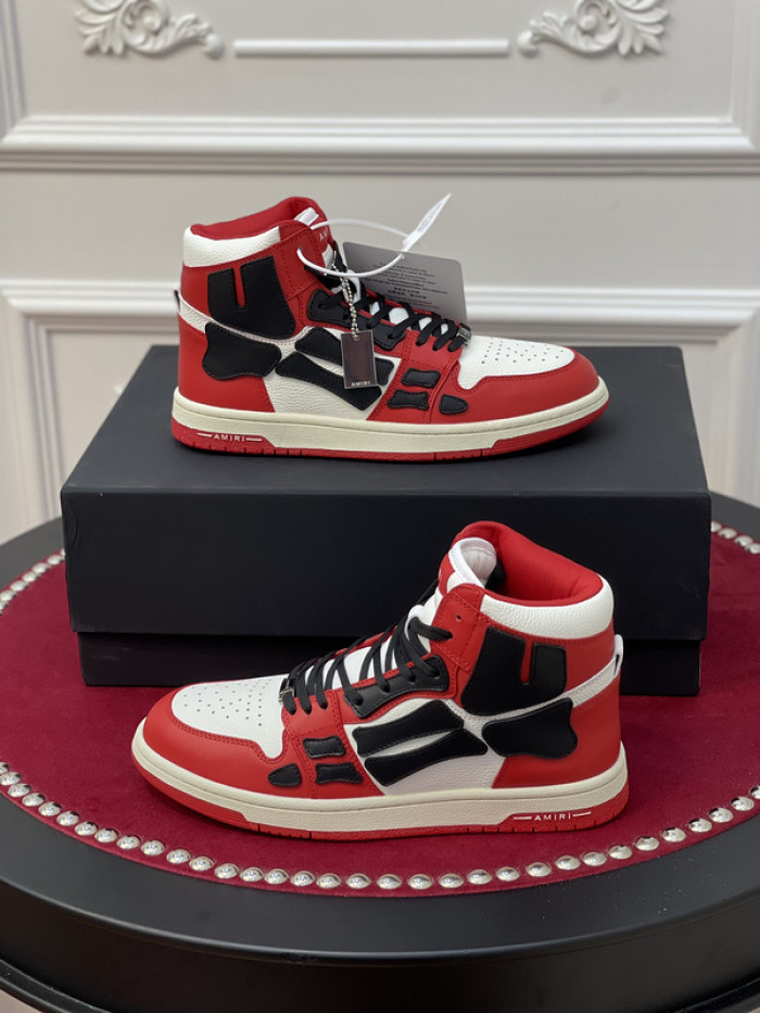 amiri* skel leather sneakers