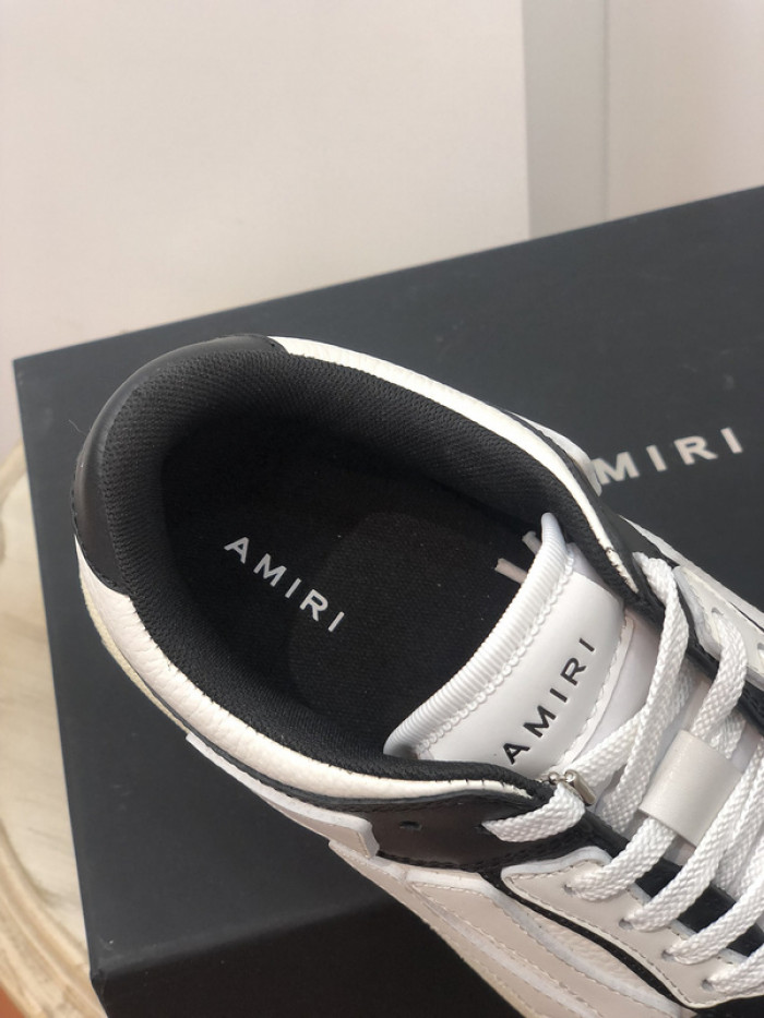 amiri* skel leather sneakers