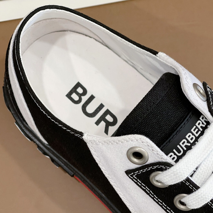 Bur*berry Vintage Check Cotton Sneakers
