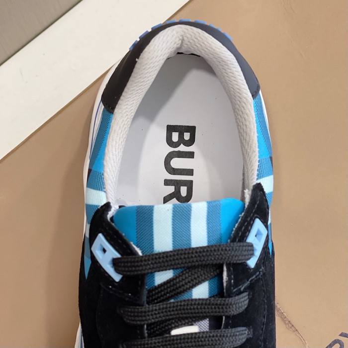 Bur*berry Vintage Check, Leather and Mesh Sneakers