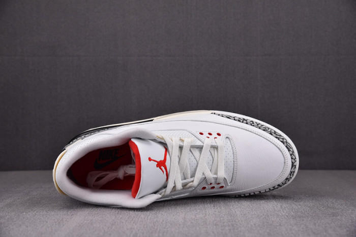 air jordan 3 "white cement" re-imagined dn3707-100