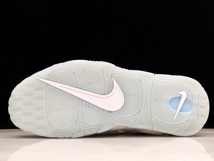 nike air more uptempo white Ch*0me blue tint 917593-100