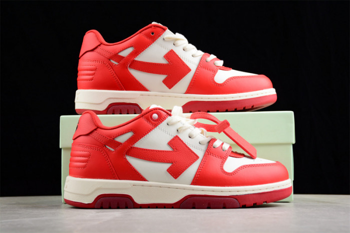 off-white out of office leather sneakers