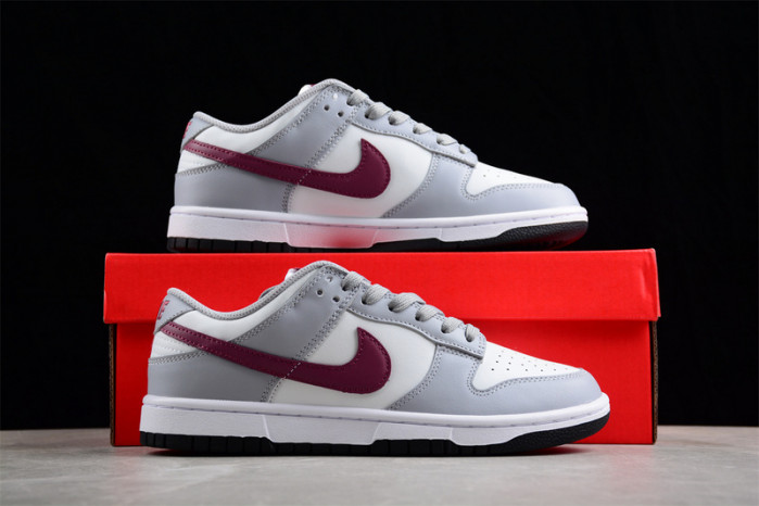 nike dunk low "grey/white/red" dd1503-122