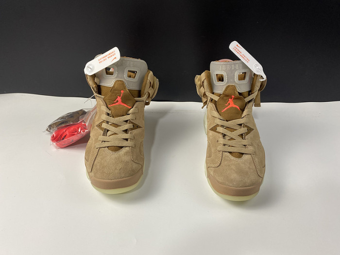 travis scott air jordan 6 british khaki dh0690-200