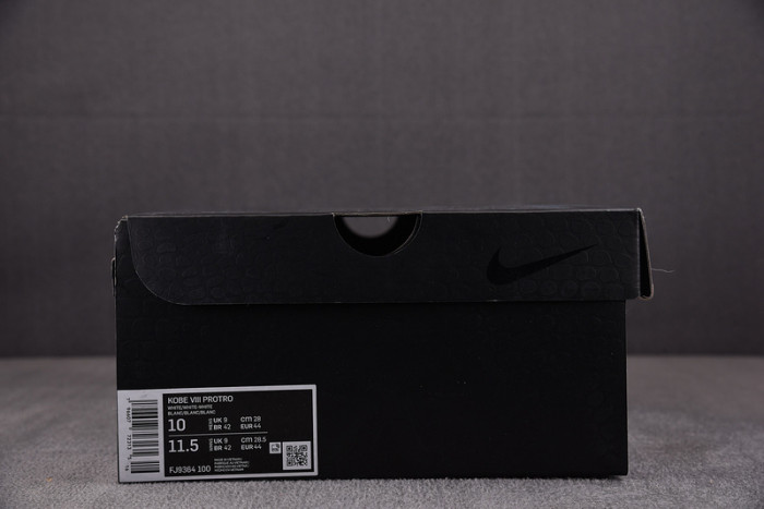 nike kobe 8 protro "halo" white fj9364-100