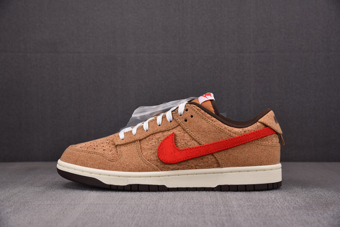 clot x nike dunk low "cork" fn0317-121