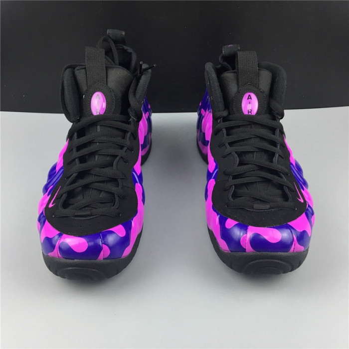 nike air foamposite pro "purple camo" (black) - 624041-012