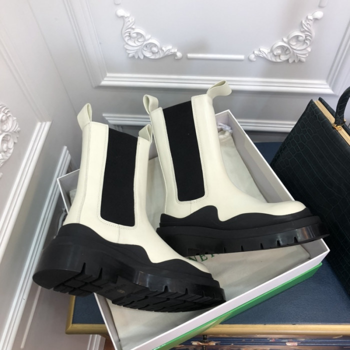 Botteg*Venta Tire Leather Ankle boots