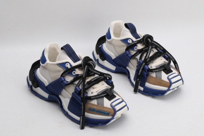 mixed-material space sneakers