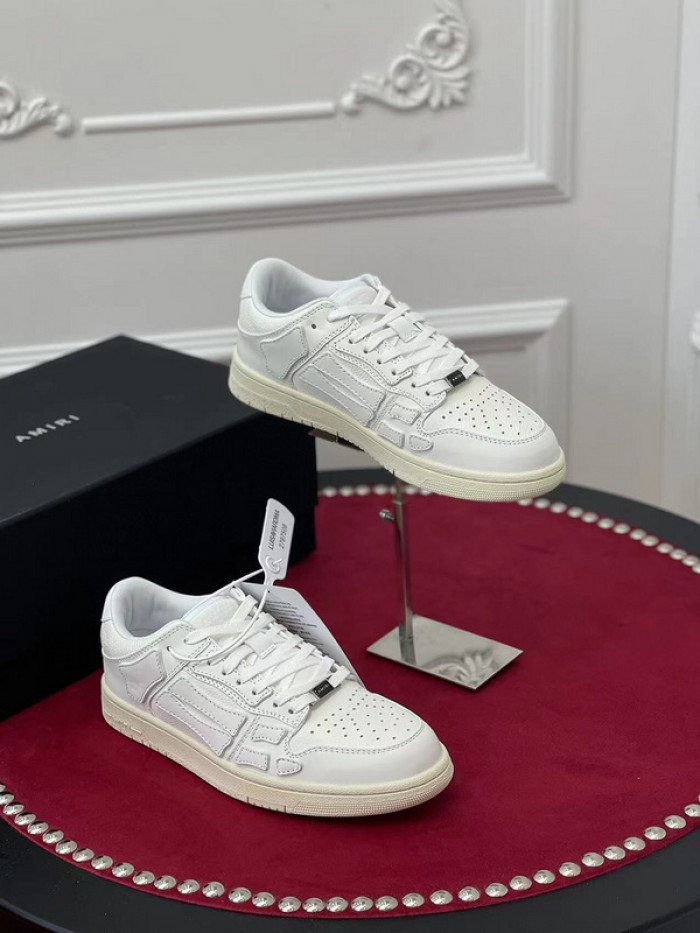 amiri* skel leather sneakers