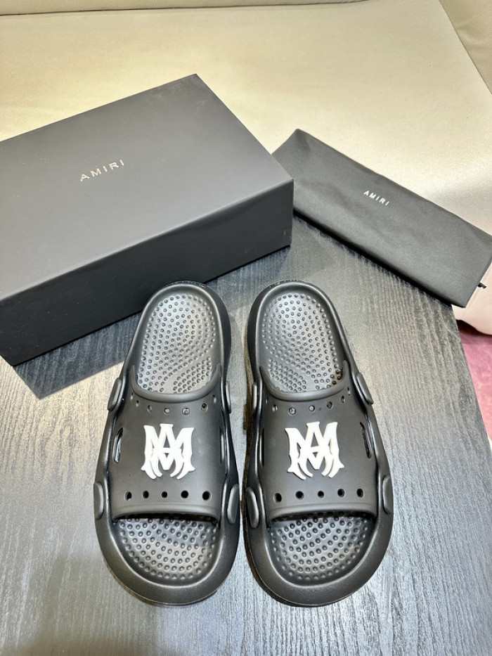 amiri* sunday black slides (eu35-eu45)