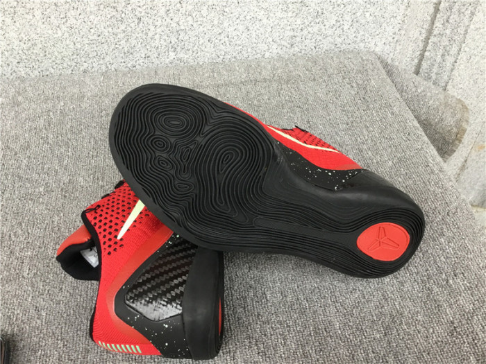 nike kobe 9 elite low university red - 653456-601