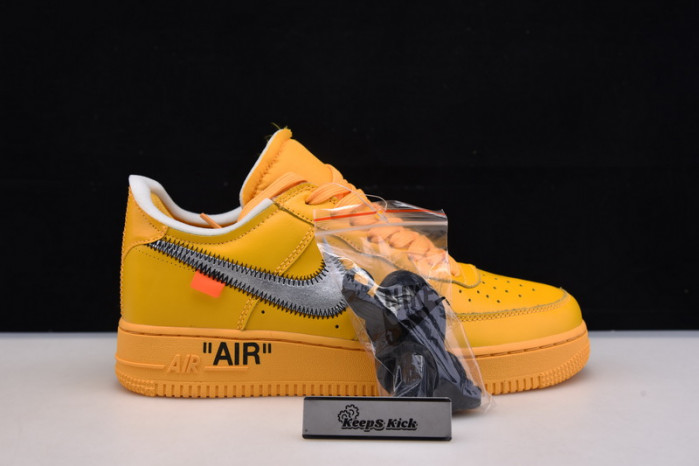 off-white nike air force 1 yellow university gold dd1876-700