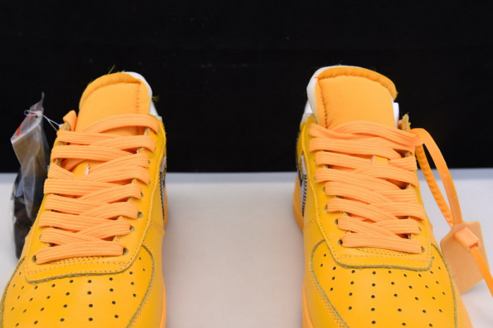 off-white nike air force 1 yellow university gold dd1876-700