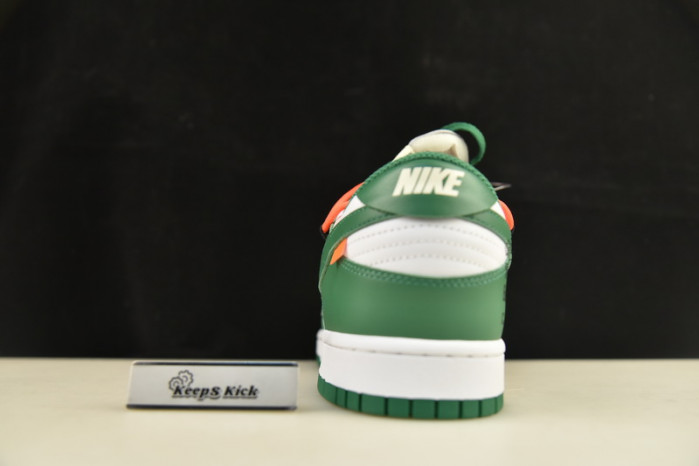off white nike dunk low pine green ct0856-100