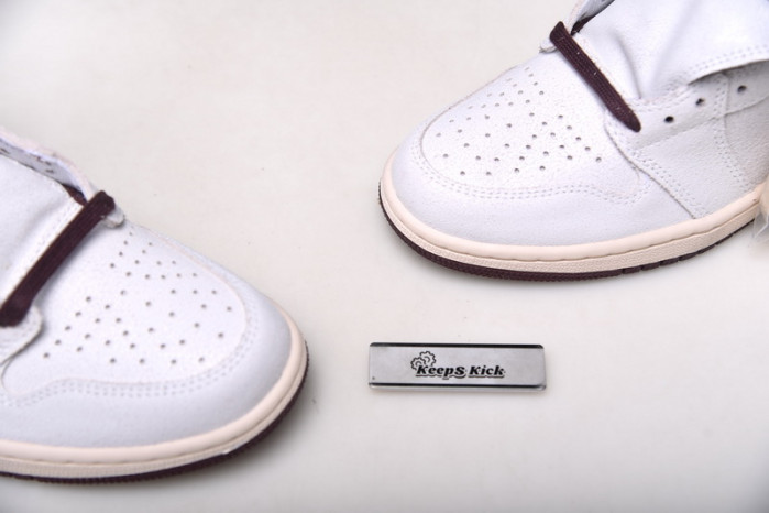 a ma maniere x nike air jordan 1 high og sail burgundy crush do7097-100