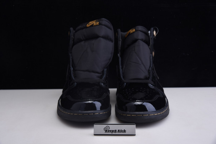 air jordan 1 retro high og black/metallic gold 555088-032